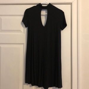 Black t-shirt dress